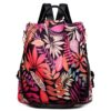 Women’s Colorful Print Travel Backpack