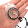 Transparent Portable Compass for Travel